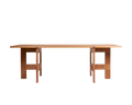 FRAMA - Farmhouse Trestle Table | Natural Oak | L220 Planks