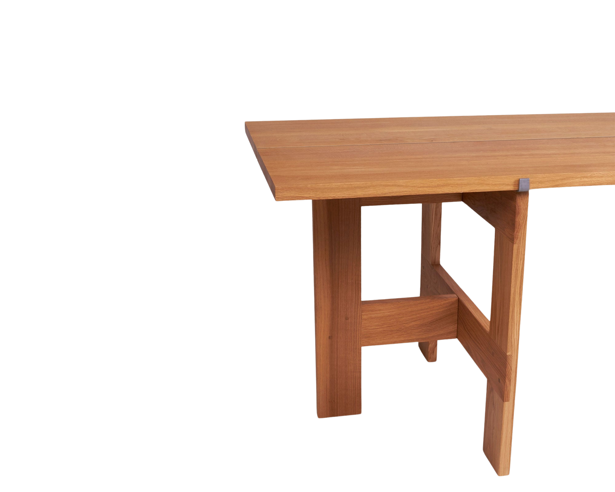 FRAMA - Farmhouse Trestle Table | Natural Oak | L220 Planks