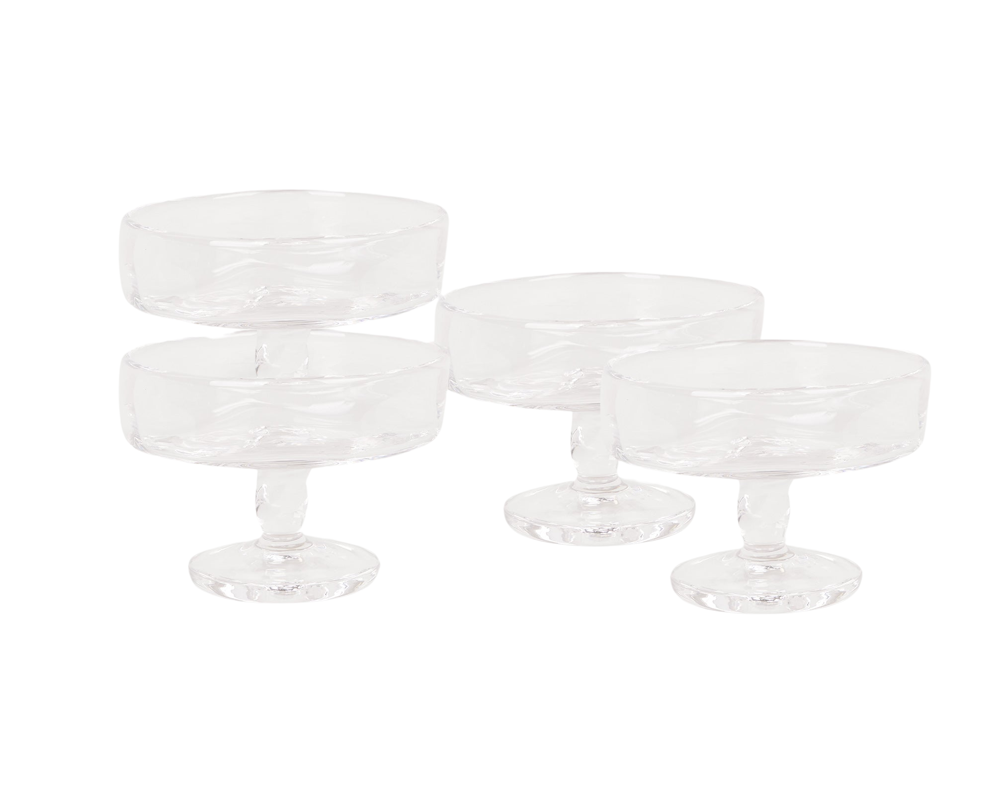 FRAMA - 0405 Stem Glass Set of Four | Clear | Wide Frama