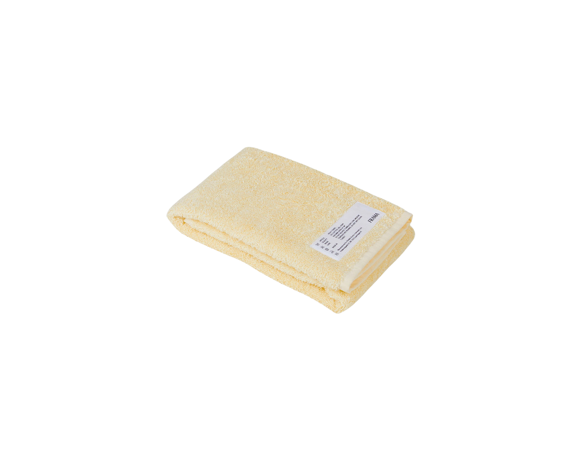 FRAMA - Heavy Towel | Pale Yellow | Hand Towel Frama