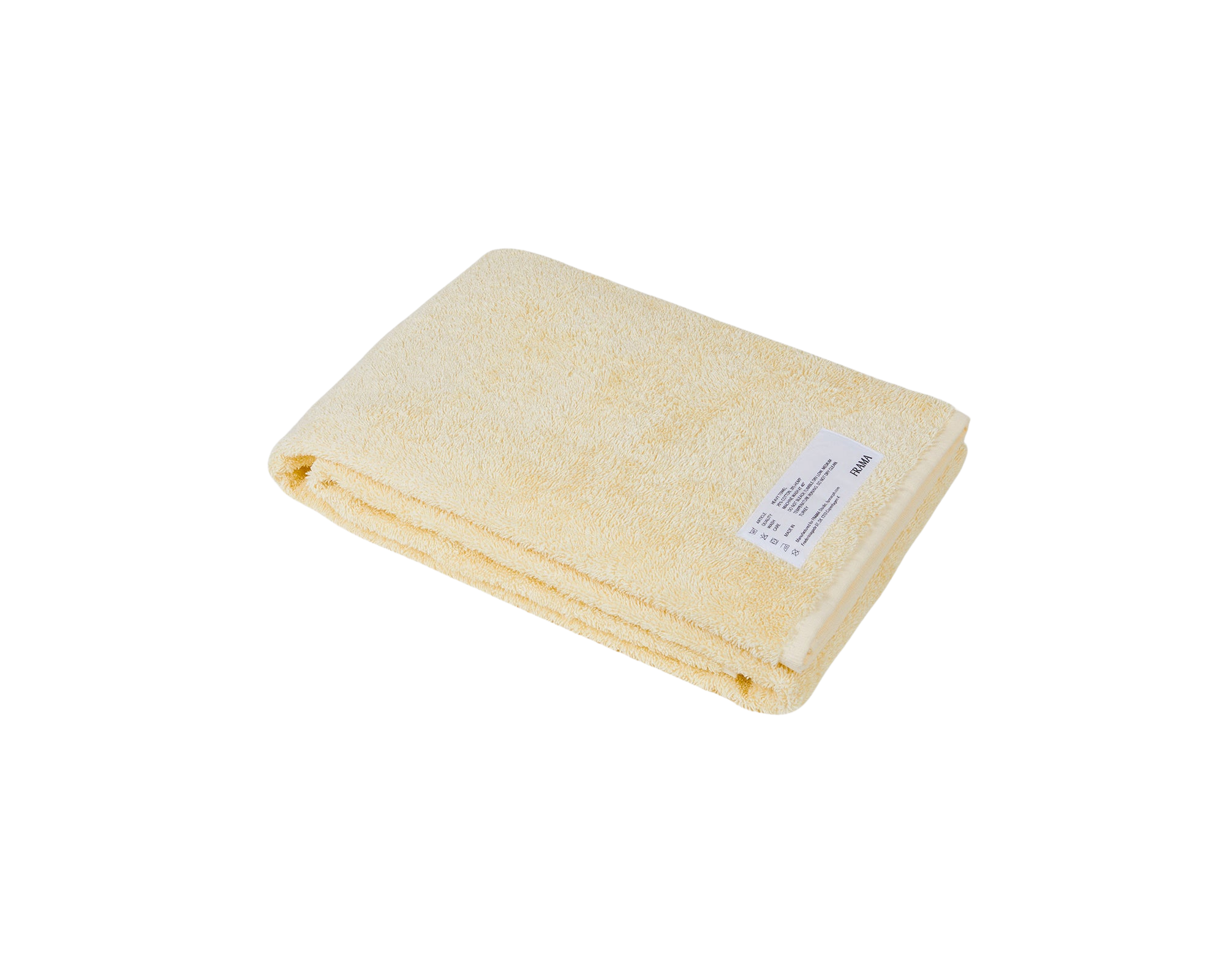 FRAMA - Heavy Towel | Pale Yellow | Bath Towel Frama
