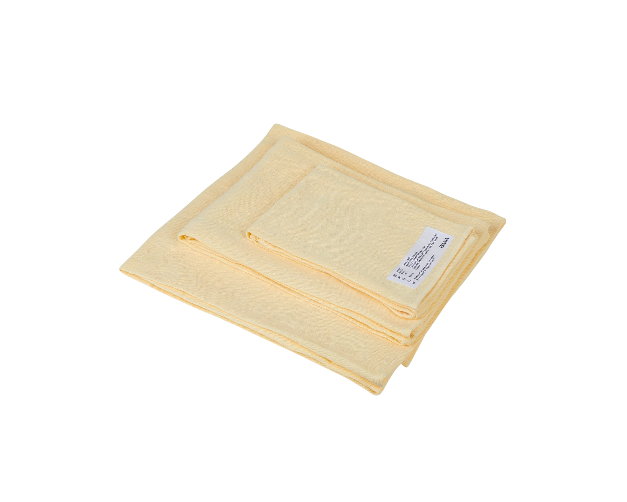 FRAMA - Light Towel | Pale Yellow | Bath Towel Frama