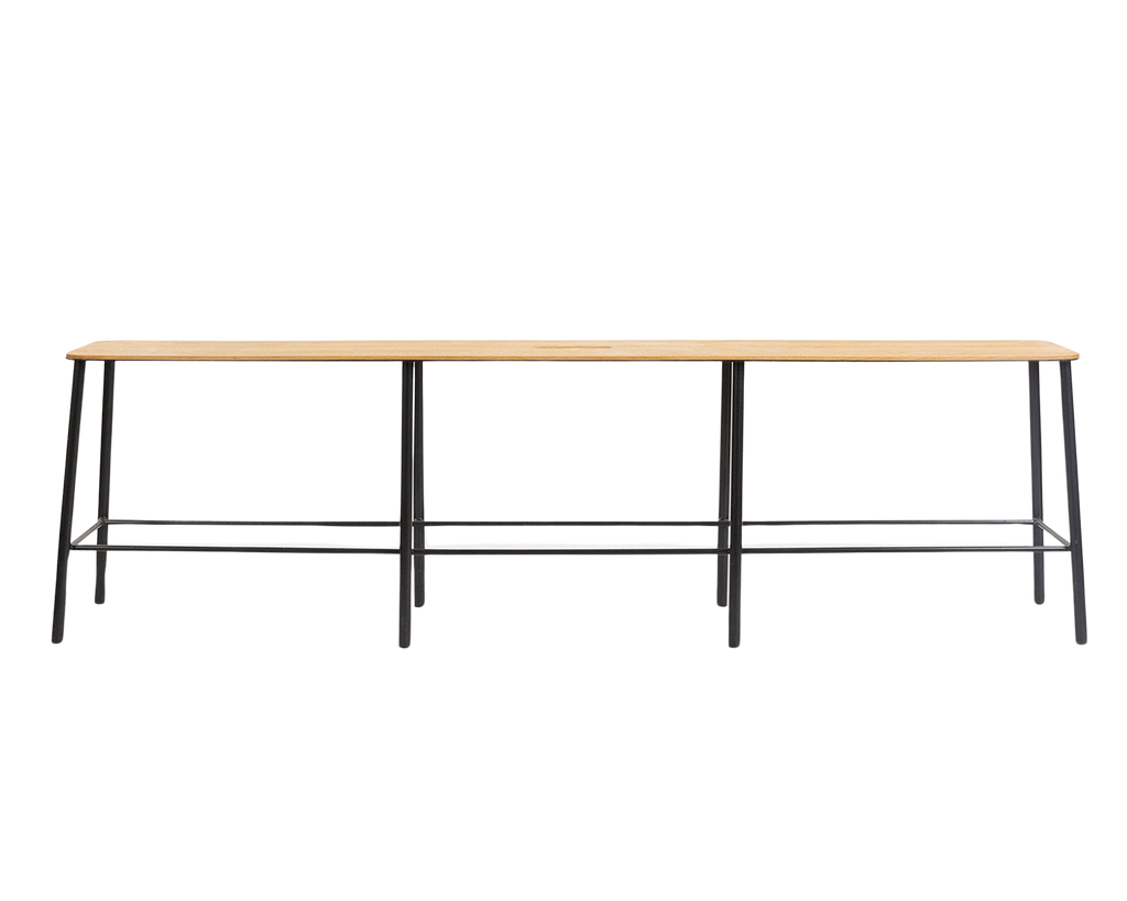 FRAMA - Adam Bench | Black / Oak | L160 FRAMA