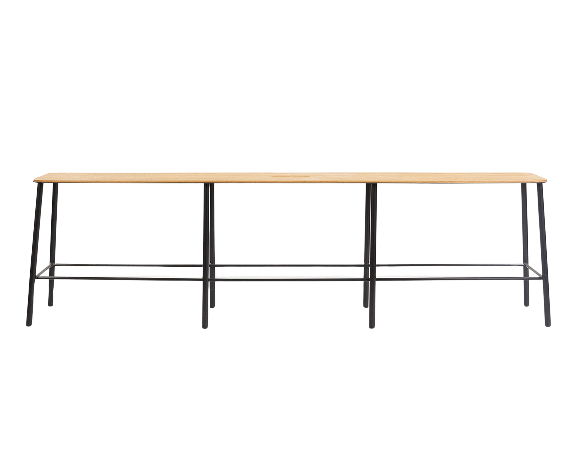 FRAMA - Adam Bench | Black / Oak | L160