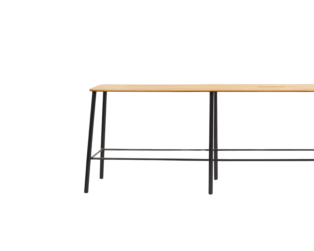 FRAMA - Adam Bench | Black / Oak | L160 FRAMA