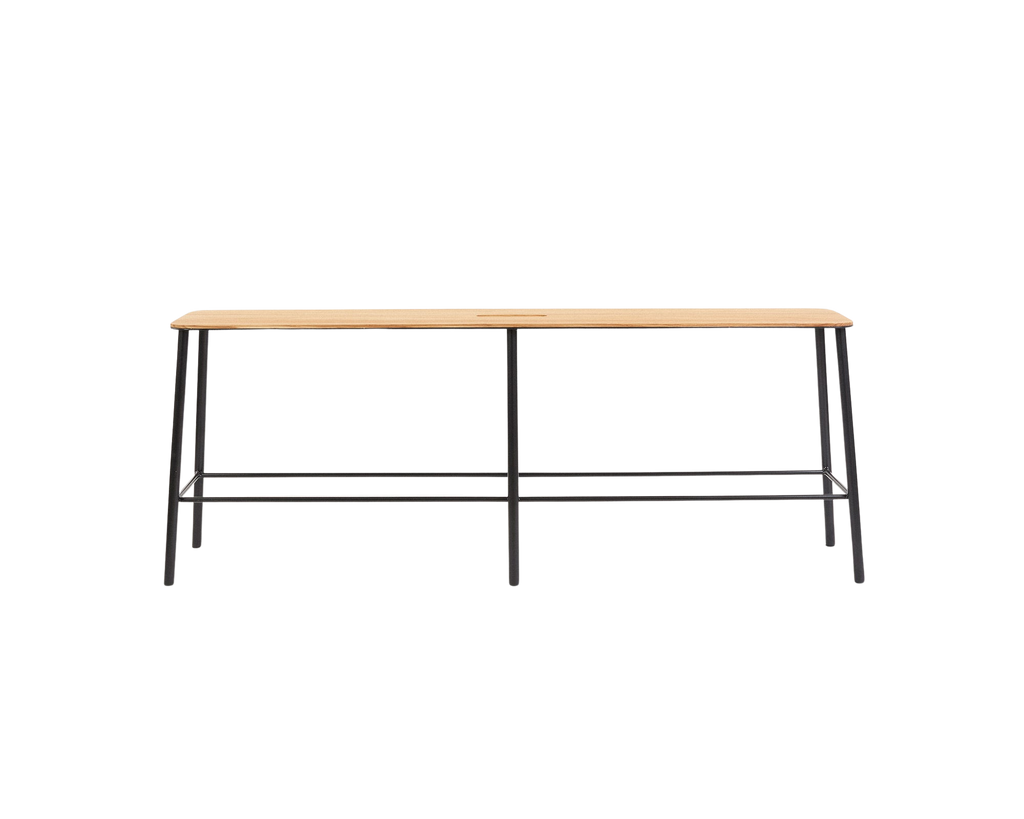 FRAMA - Adam Bench | Black / Oak | L120 FRAMA