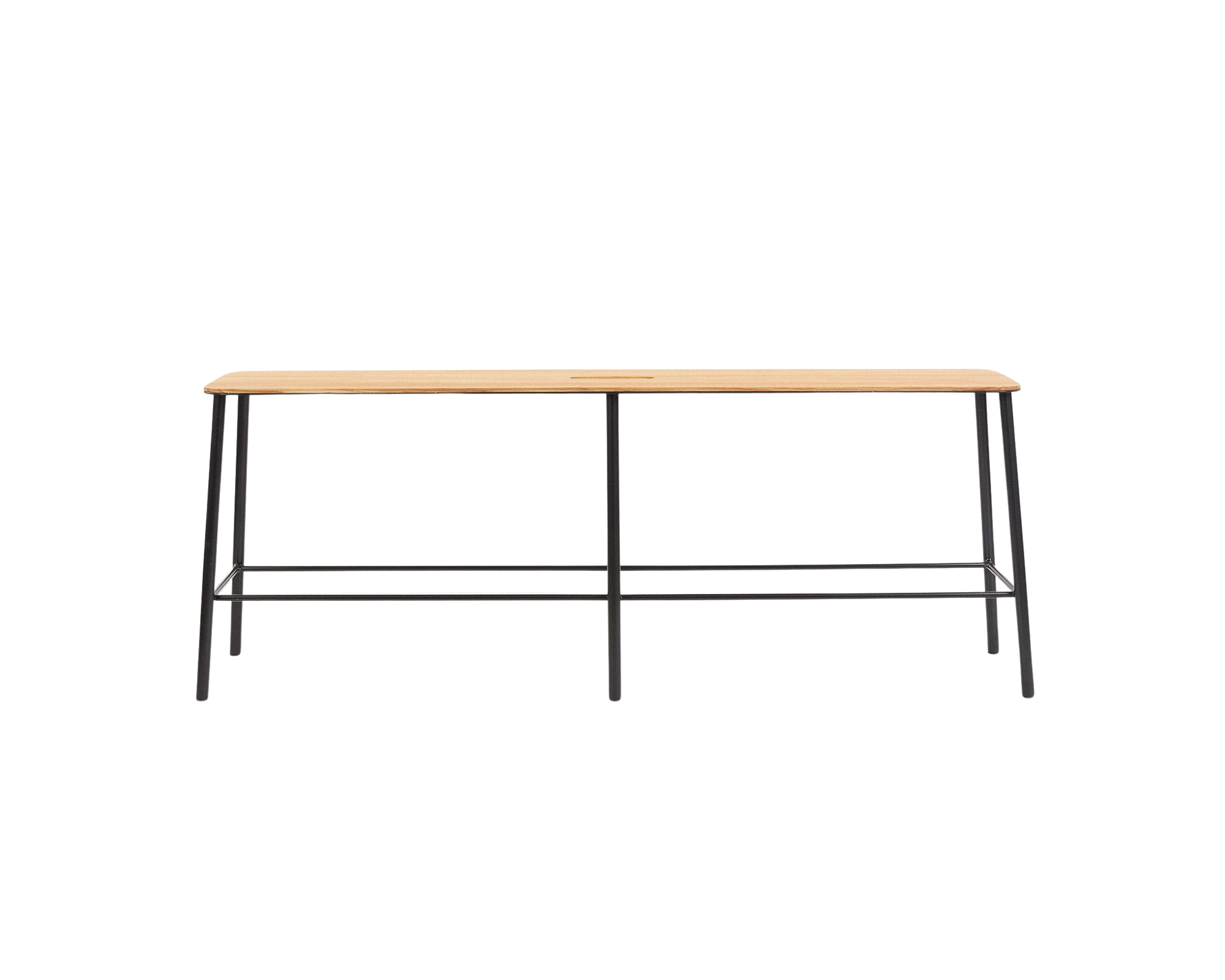 FRAMA - Adam Bench | Black / Oak | L120