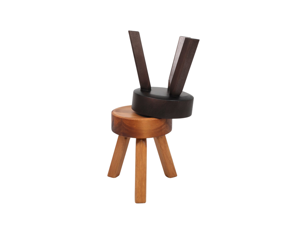 FRAMA - AML Stool | Dark Pine