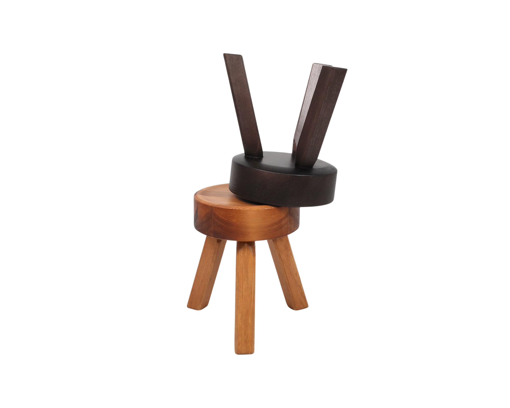 FRAMA - AML Stool | Dark Pine