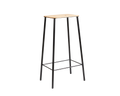 FRAMA - Adam Stool | Black / Oak | H76