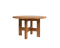 FRAMA - Farmhouse Trestle Table | Natural Oak | 120 Ø Round