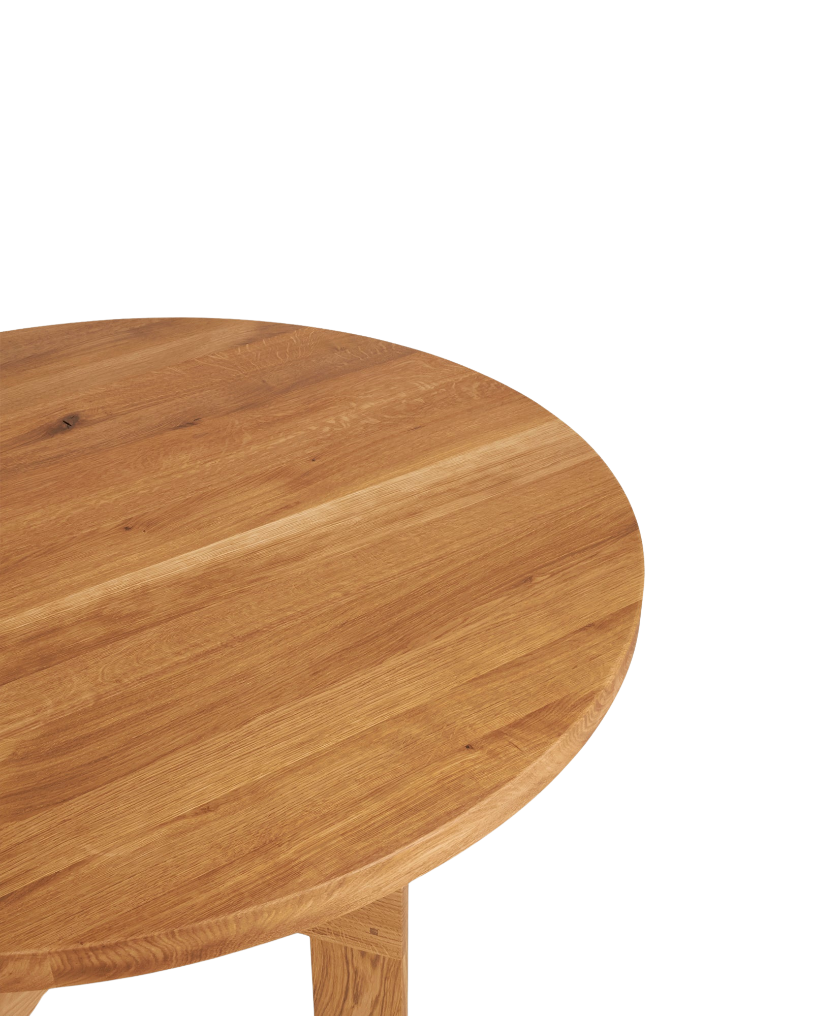 FRAMA - Farmhouse Trestle Table | Natural Oak | 120 Ø Round