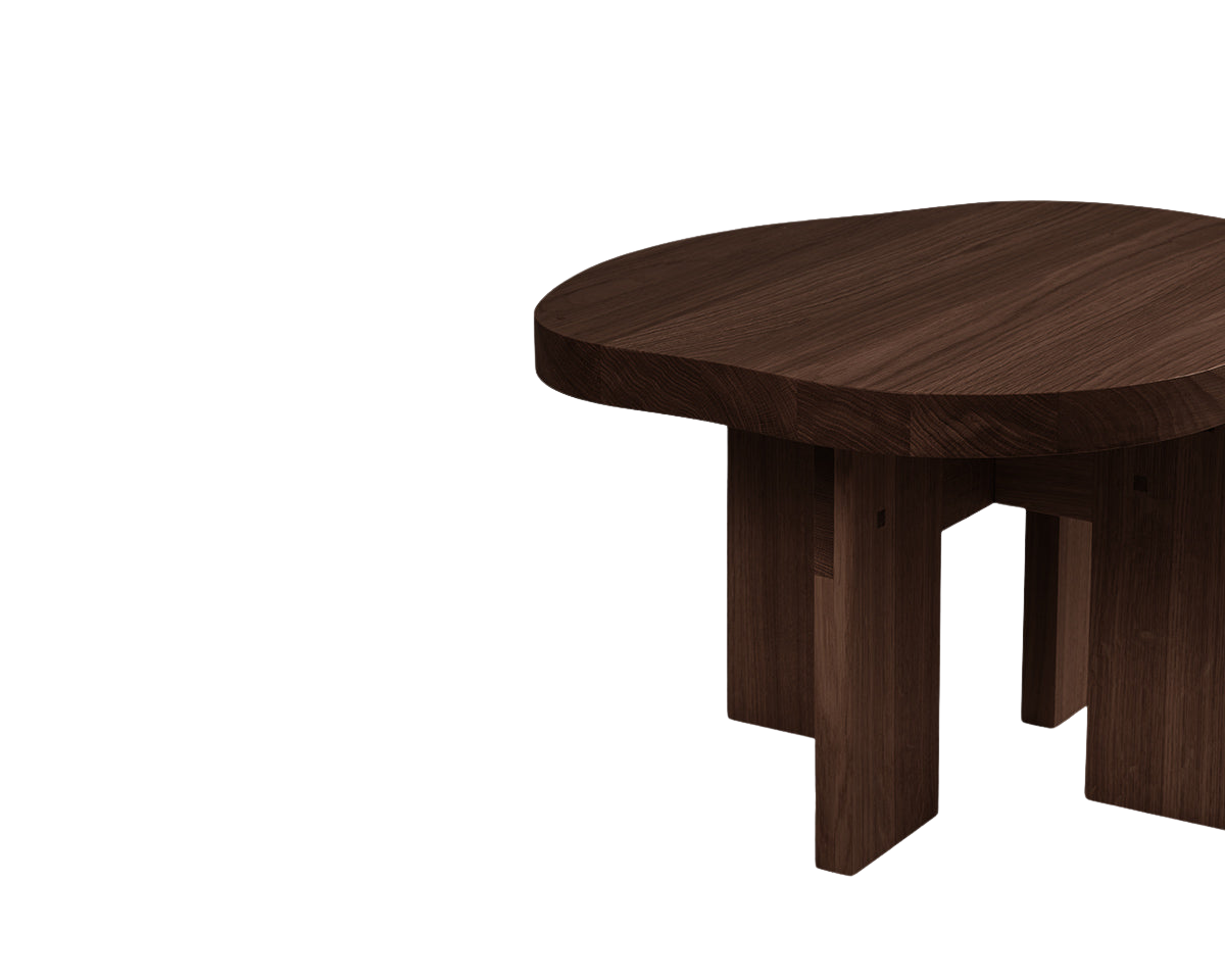 FRAMA - Farmhouse Side Table | Dark Oak | Pond