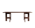 FRAMA - Farmhouse Trestle Table | Dark Oak | L220 Planks