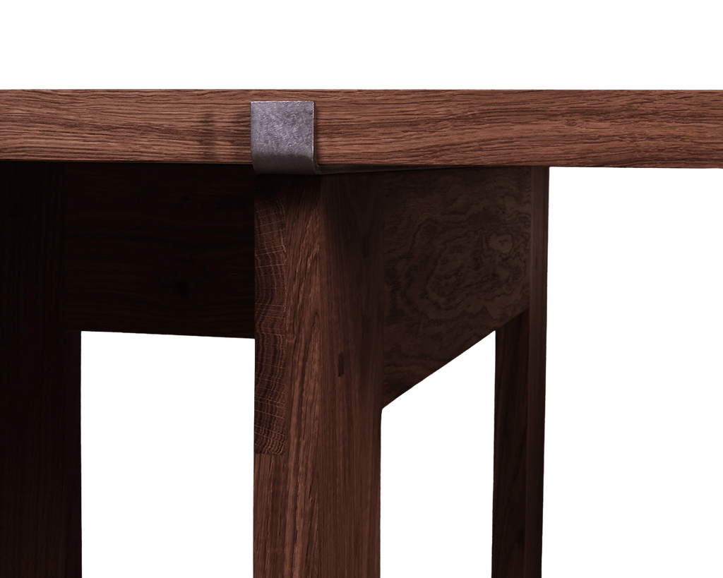 FRAMA - Farmhouse Trestle Table | Dark Oak | L220 Planks