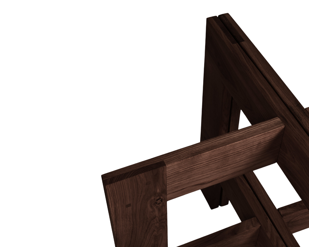 FRAMA - Farmhouse Table Trestles | Dark Oak FRAMA