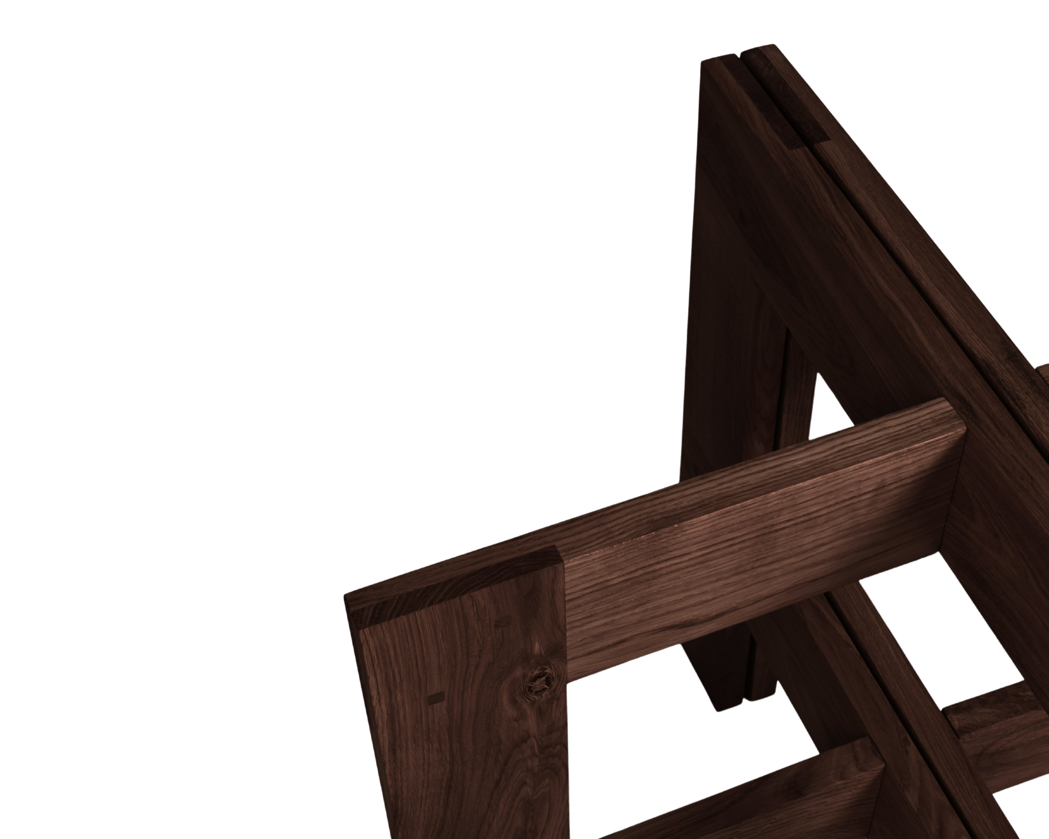 FRAMA - Farmhouse Table Trestles | Dark Oak