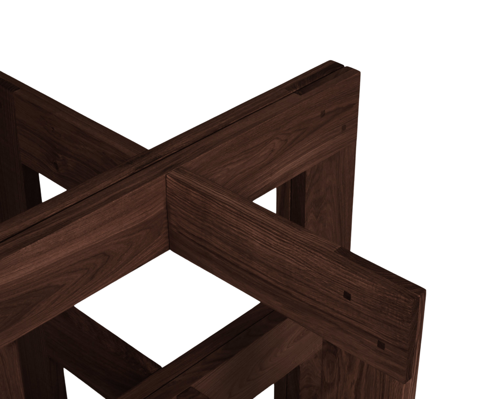 FRAMA - Farmhouse Table Trestles | Dark Oak Frama