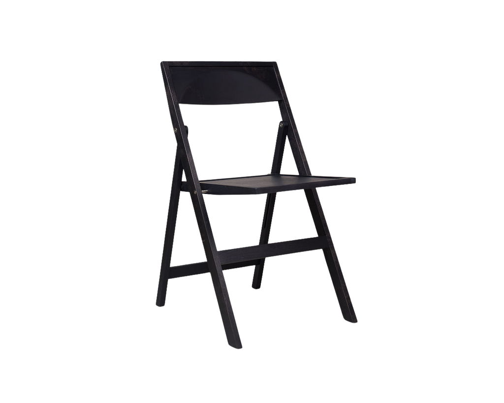 FRAMA - Folding Flat Chair | Ash Black Birch | Reethaus Edition
