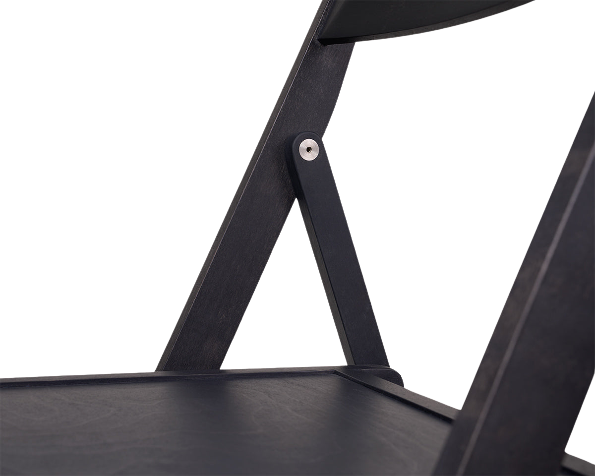 FRAMA - Folding Flat Chair | Ash Black Birch | Reethaus Edition Frama