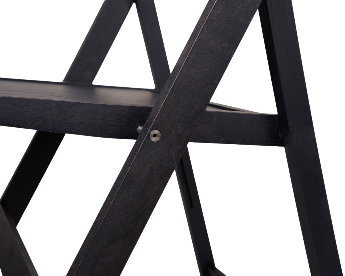 FRAMA - Folding Flat Chair | Ash Black Birch | Reethaus Edition Frama