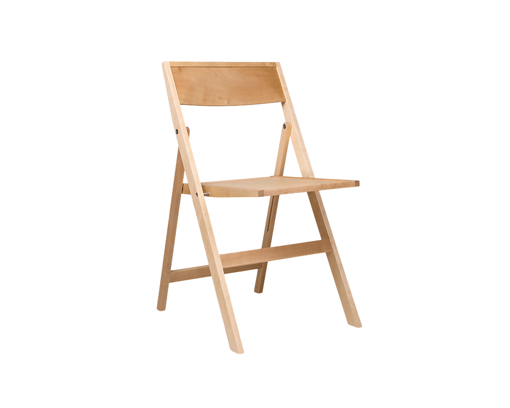FRAMA - Folding Flat Chair | Natural Birch