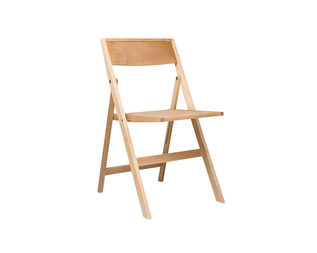 FRAMA - Folding Flat Chair | Natural Birch