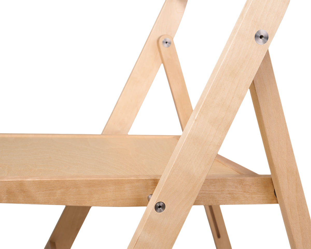 FRAMA - Folding Flat Chair | Natural Birch
