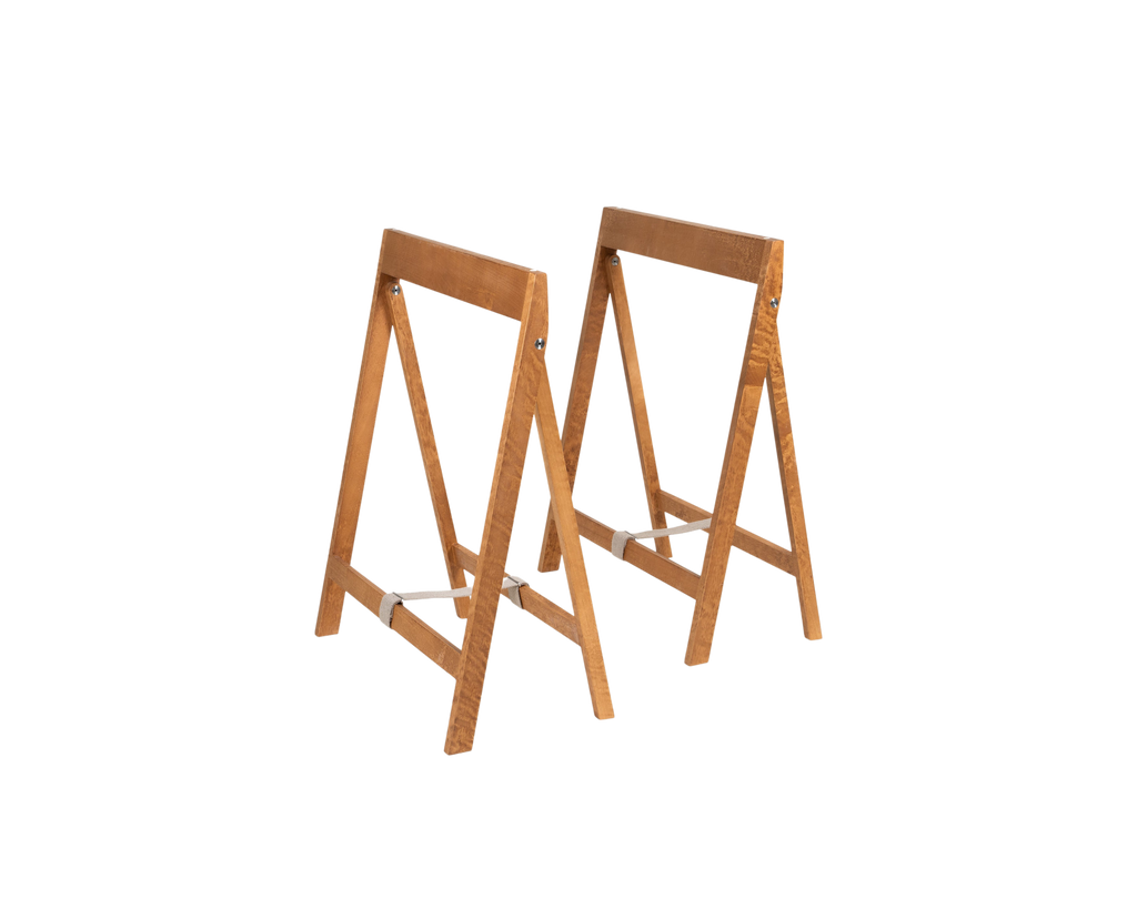 FRAMA - Folding Flat Table Trestles | Warm Brown Birch