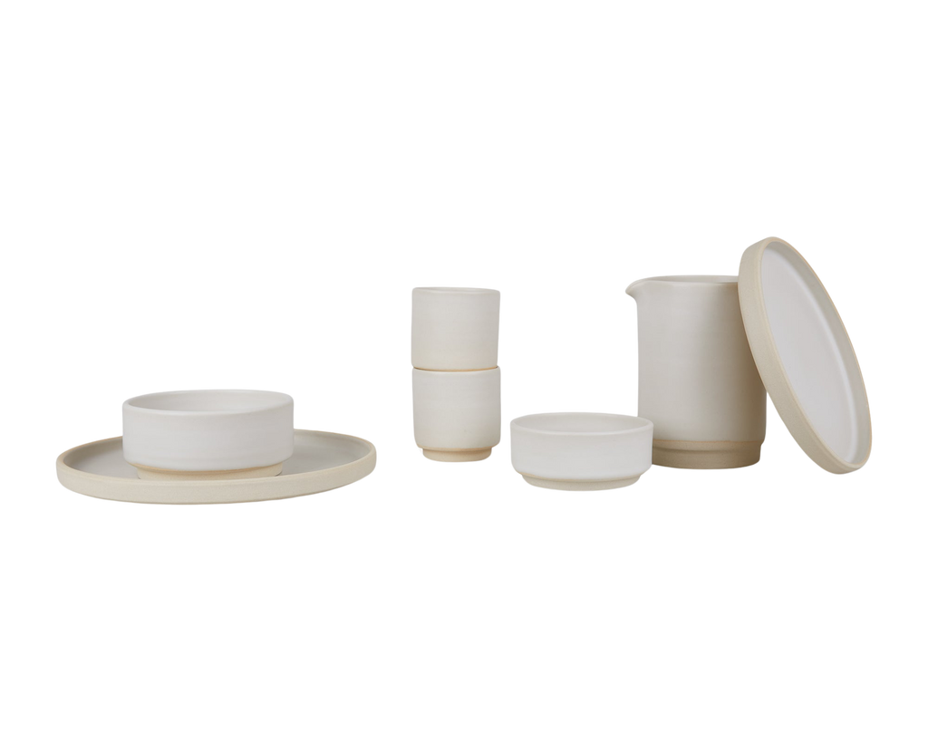 FRAMA - Otto Ceramic Plate Set of Two | Natural | Small Frama