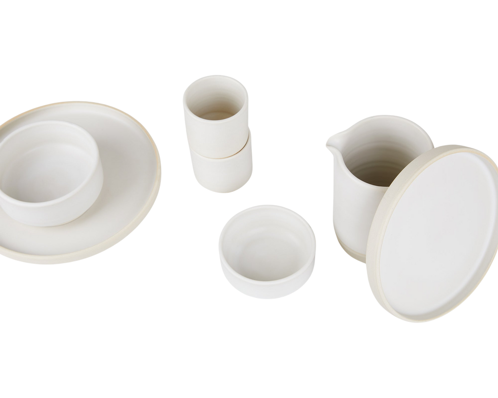 FRAMA - Otto Ceramic Plate Set of Two | Natural | Large Frama