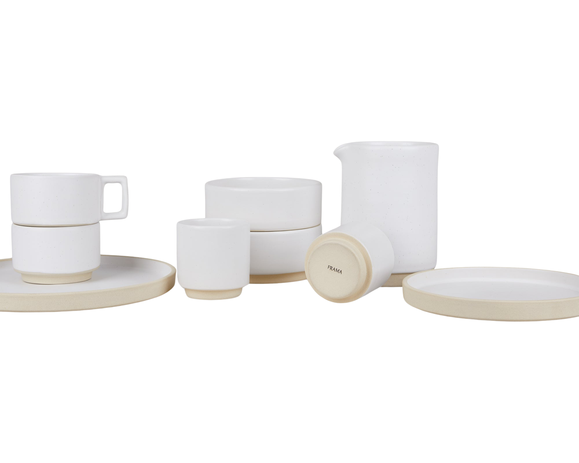 FRAMA - Otto Ceramic Jug | White | Small Frama