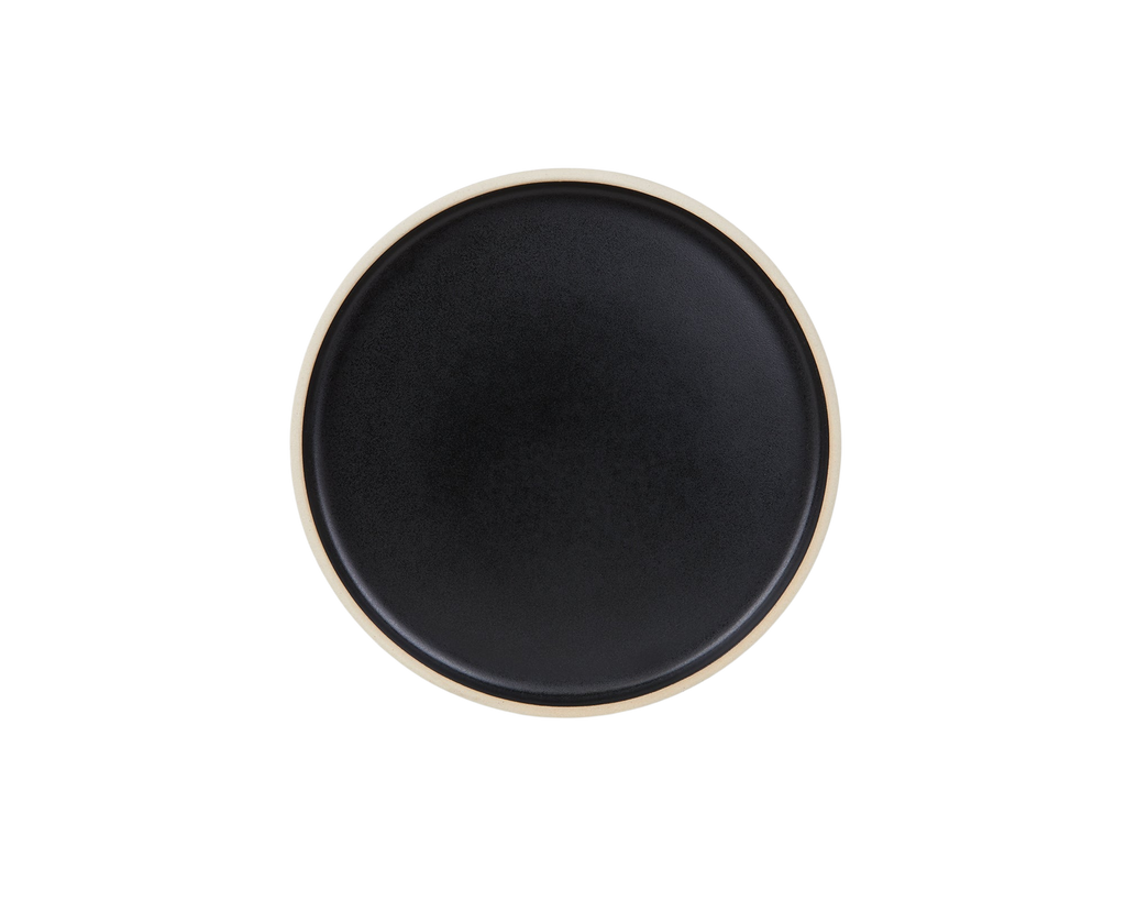 FRAMA - Otto Ceramic Plate Set of Two | Black | Small Frama