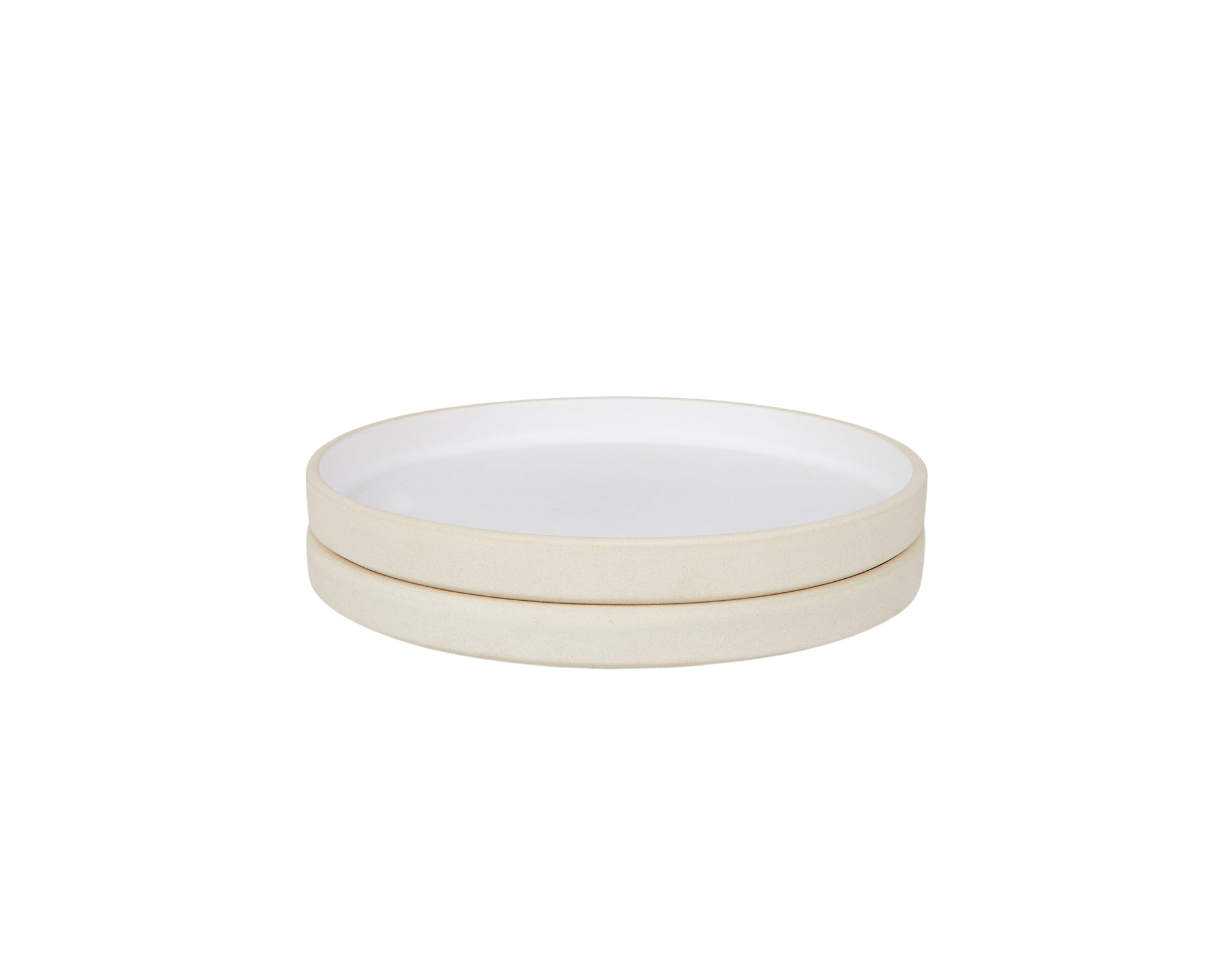 FRAMA - Otto Ceramic Plate Set of Two | White | Small Frama