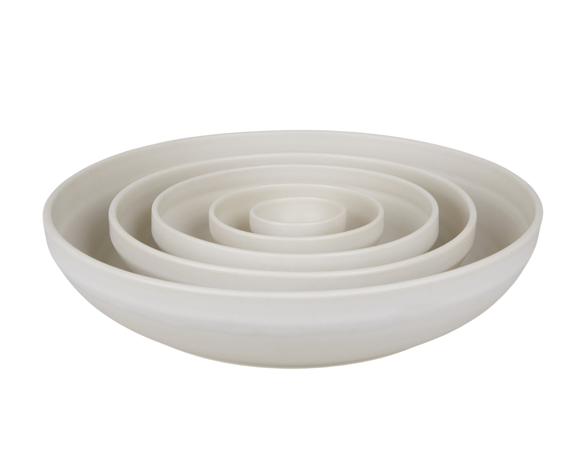 FRAMA - Otto Ceramic Shallow Bowl | Natural | Large Frama