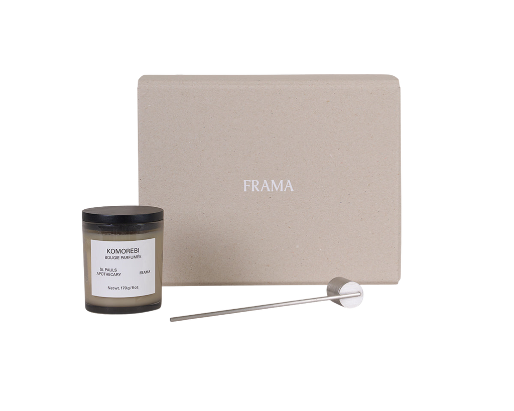 FRAMA - Gift Box: Scented Candle + Snuffer | Komorebi St. Paul's Apothecary