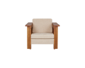 FRAMA - Symmetry Lounge Chair | Ash Wood / Oat Fabric FRAMA