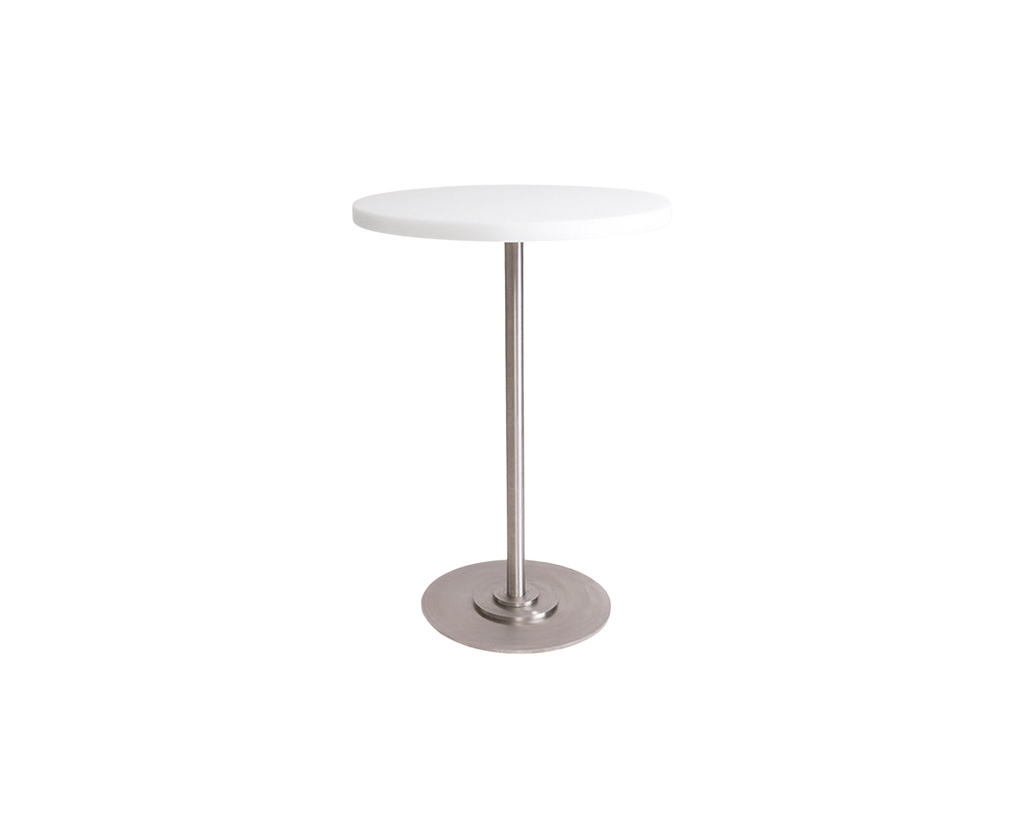 FRAMA - Table 57 | White / Stainless Steel | Ø55 FRAMA