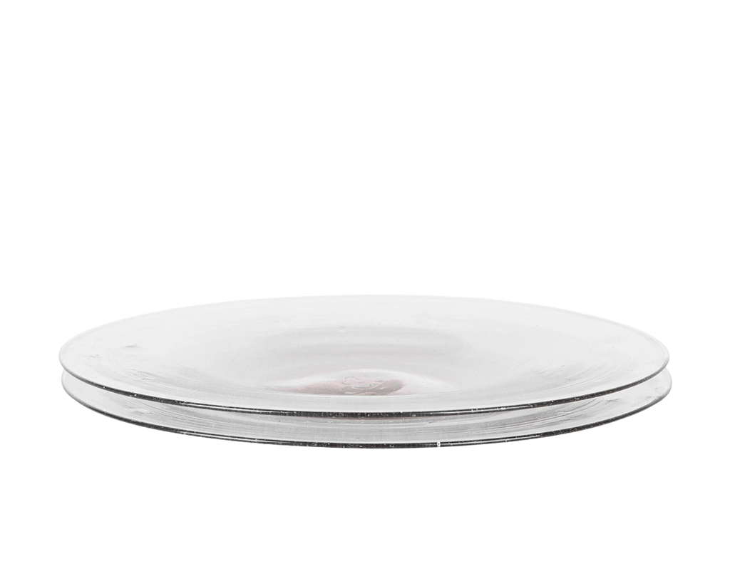 FRAMA - Isle Glass Plate Set of Two | Light Smoke Frama