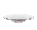 FRAMA - Isle Glass Shallow Bowl Set of Two | Light Smoke Frama