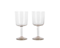 FRAMA - Isle Stem Glass Set of Two | Light Smoke Frama