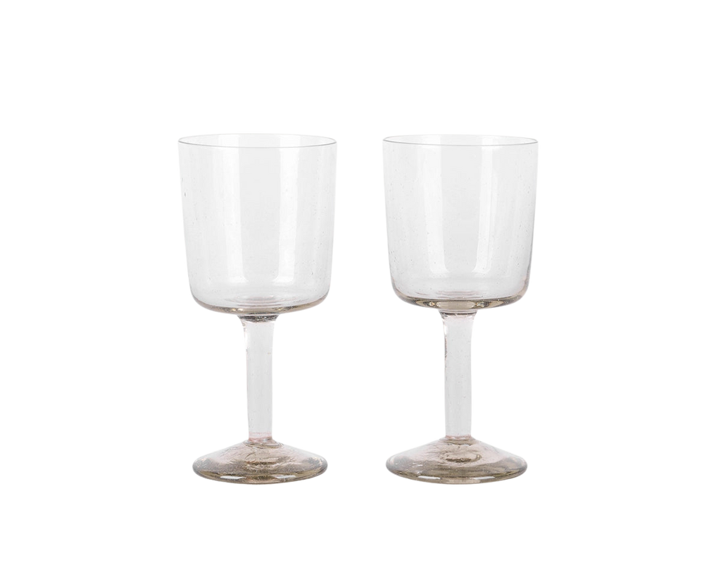 FRAMA - Isle Stem Glass Set of Two | Light Smoke Frama