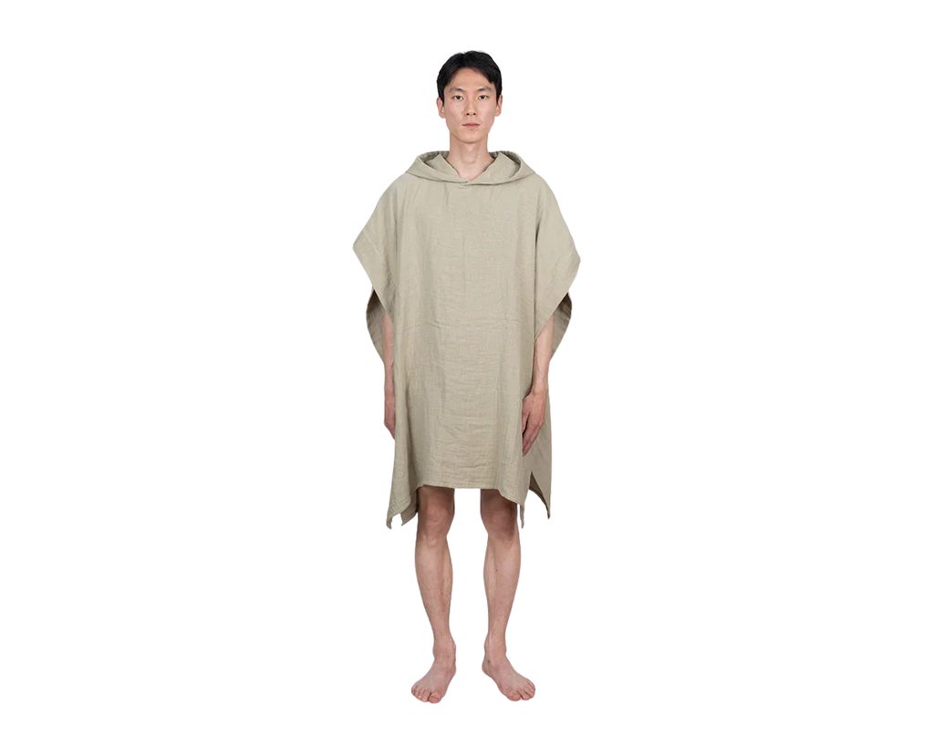 FRAMA - Light Towel Poncho | Sage Green Frama
