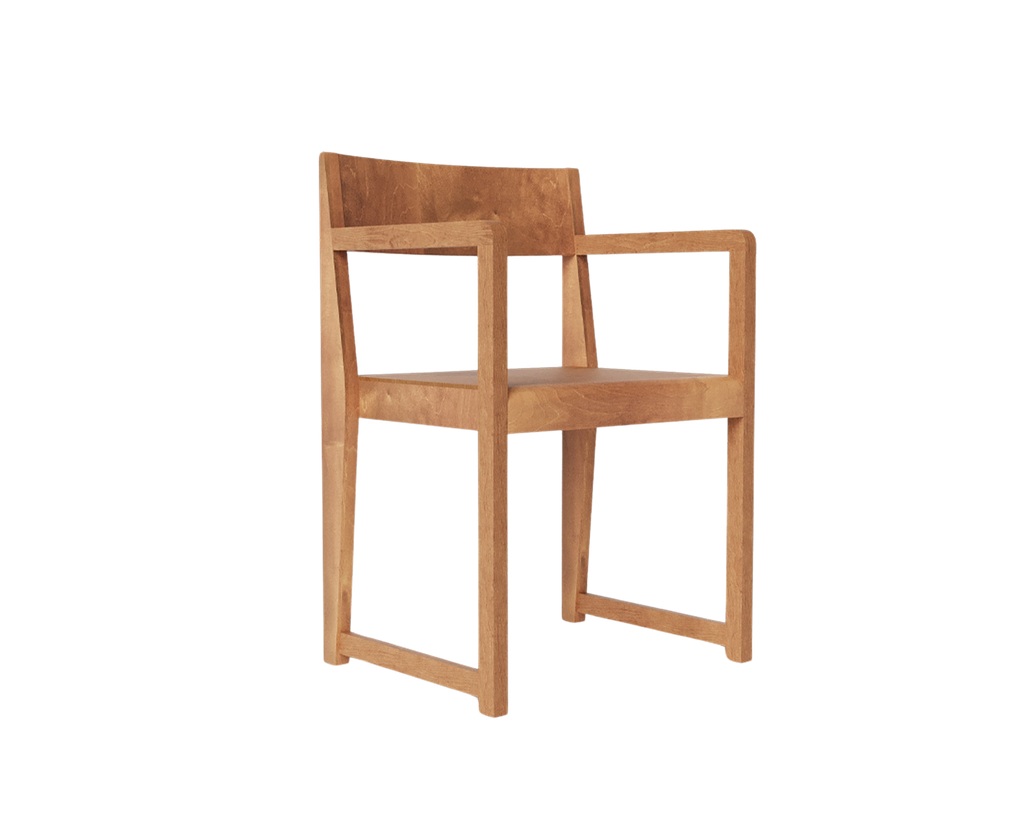 FRAMA - Armrest Chair 01 | Warm Brown Birch FRAMA