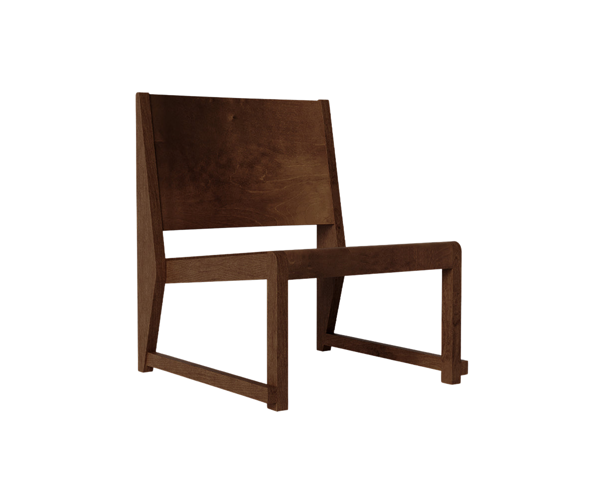 FRAMA - Easy Chair 01 | Dark Brown Birch Frama