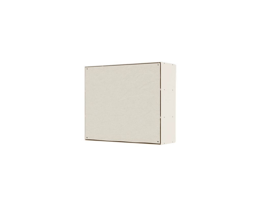 FRAMA - Shelf Library Canvas Cabinet | Warm White Steel / Canvas