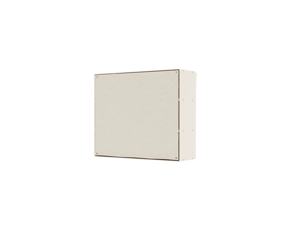 FRAMA - Shelf Library Canvas Cabinet | Warm White Steel / Canvas