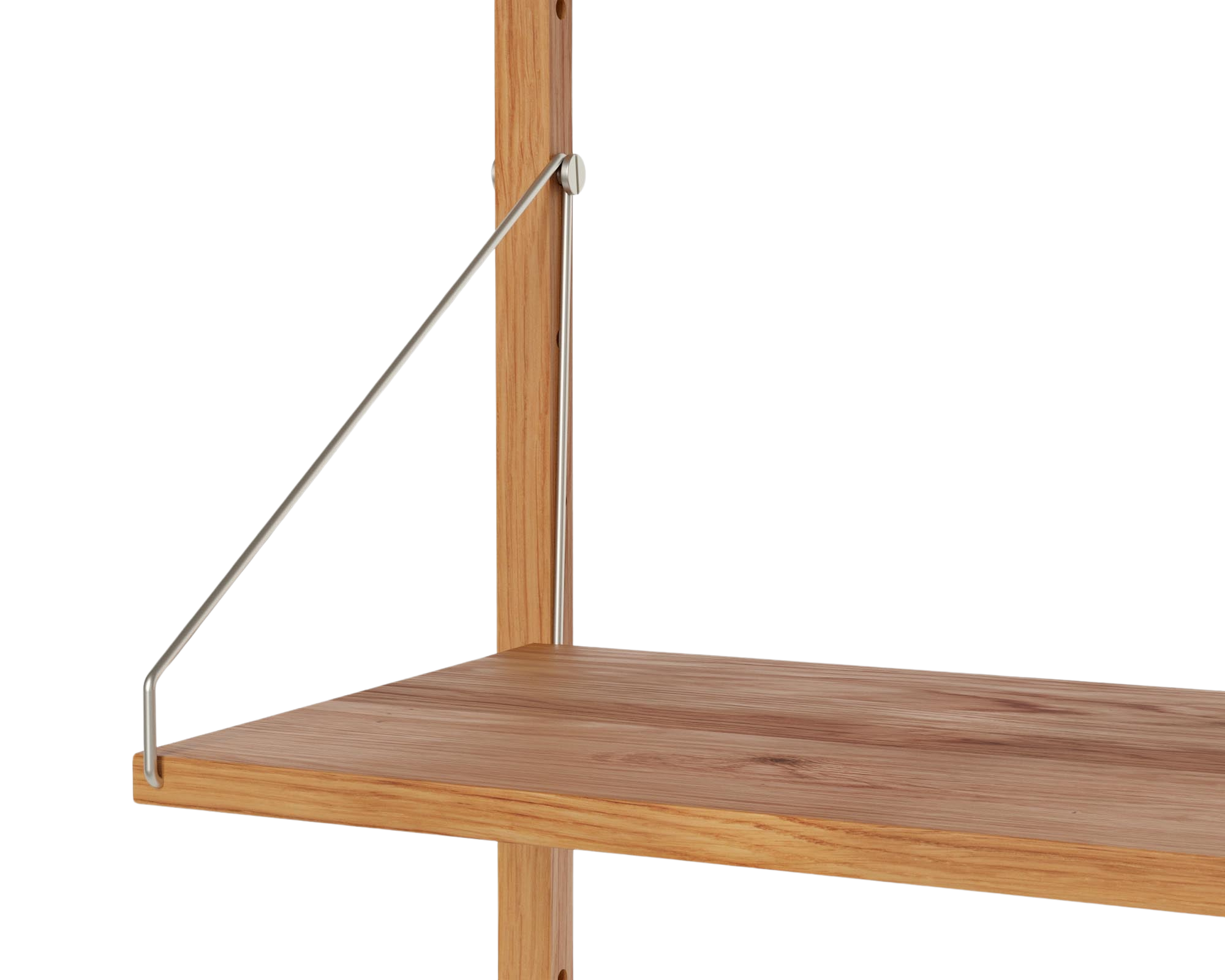 FRAMA - Shelf Library Single Section | Natural Oak | H114.8 / W60