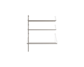 FRAMA - Shelf Library Add-on Desk Section | Stainless Steel | H108.4 / W80
