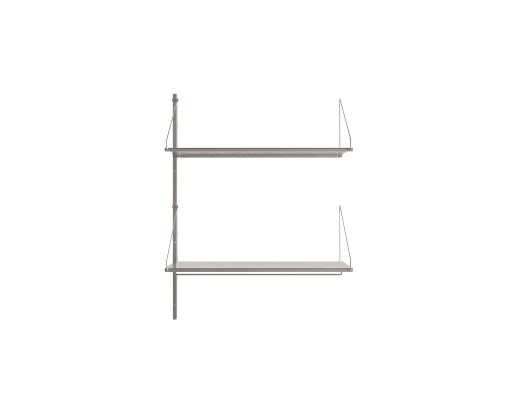 FRAMA - Shelf Library Add-on Hanger Section | Stainless Steel | H108.4 / W80